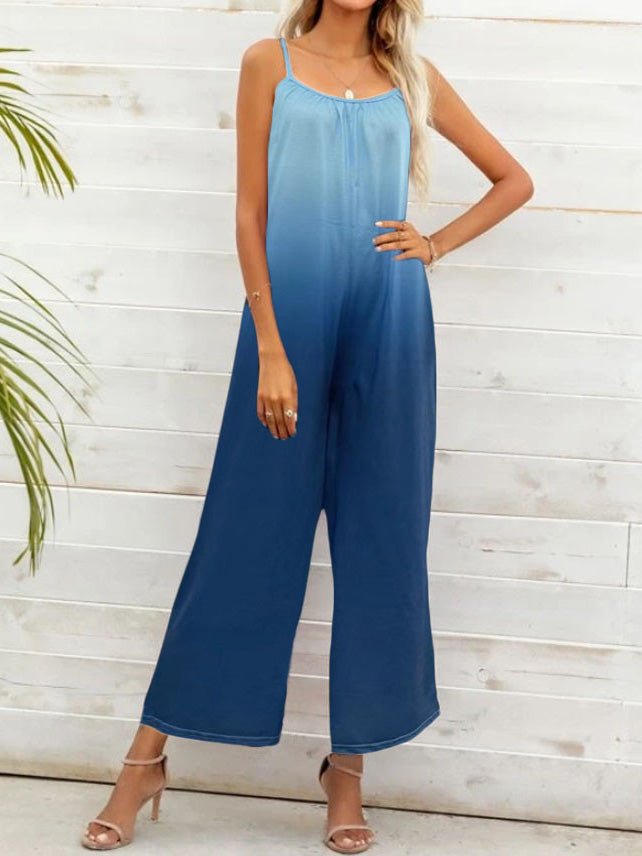 Women's Jumpsuits Casual Gradient Sling Sleeveless Jumpsuit - LuckyFash™