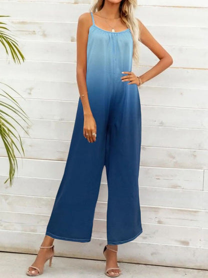 Women's Jumpsuits Casual Gradient Sling Sleeveless Jumpsuit - LuckyFash™
