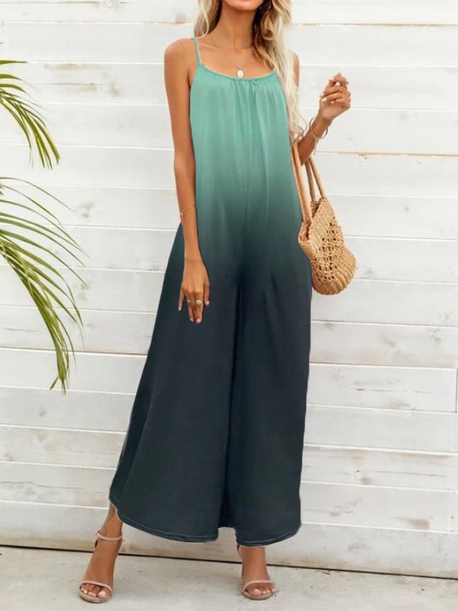 Women's Jumpsuits Casual Gradient Sling Sleeveless Jumpsuit - LuckyFash™