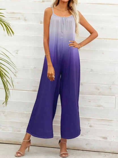 Women's Jumpsuits Casual Gradient Sling Sleeveless Jumpsuit - LuckyFash™