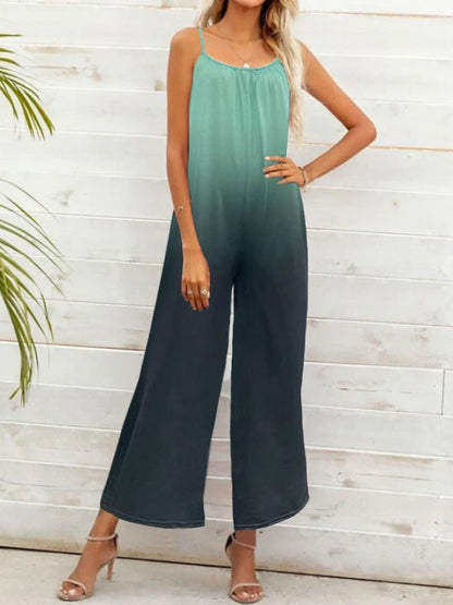 Women's Jumpsuits Casual Gradient Sling Sleeveless Jumpsuit - LuckyFash™