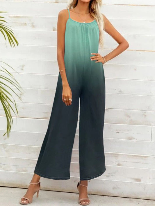 Women's Jumpsuits Casual Gradient Sling Sleeveless Jumpsuit - LuckyFash™