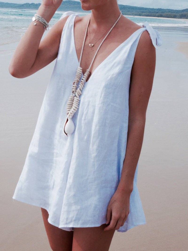 Women's Jumpsuits Deep V Neck Tie Casual Jumpsuit - LuckyFash™