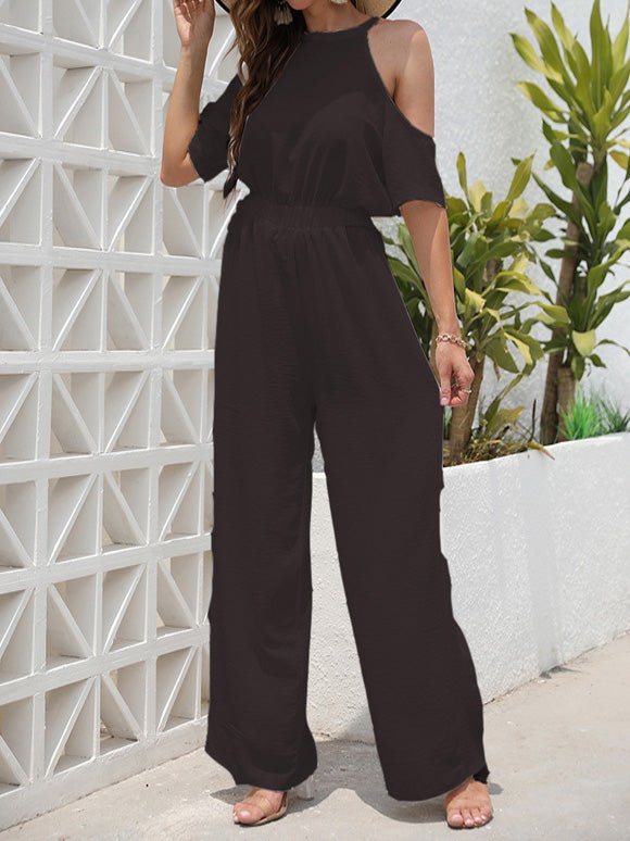 Women's Jumpsuits Halter Off-Shoulder Straight Jumpsuit - LuckyFash™