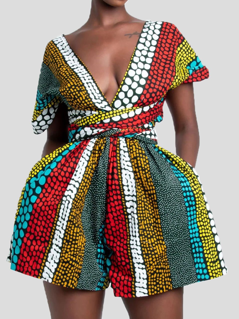 Women's Jumpsuits Printed DIY Multi-Worn Pocket Jumpsuit - LuckyFash™