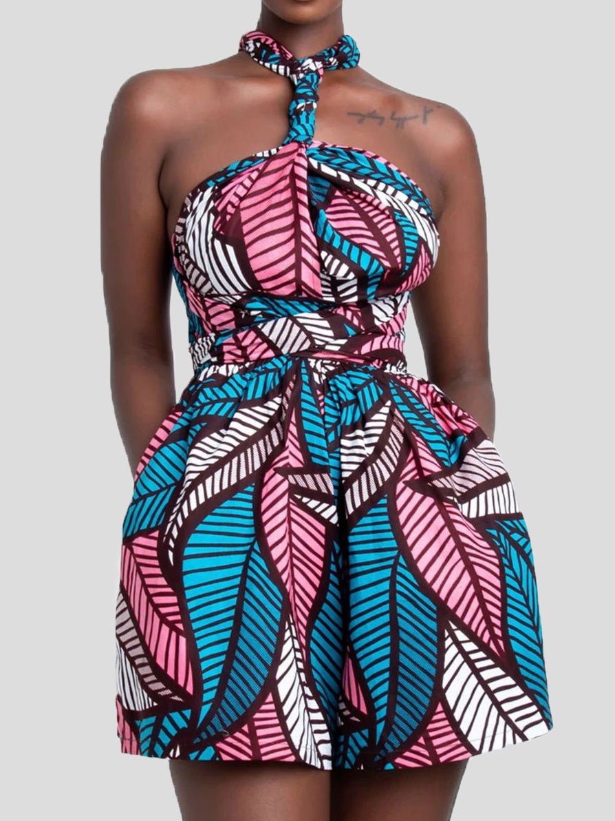 Women's Jumpsuits Printed DIY Multi-Worn Pocket Jumpsuit - LuckyFash™