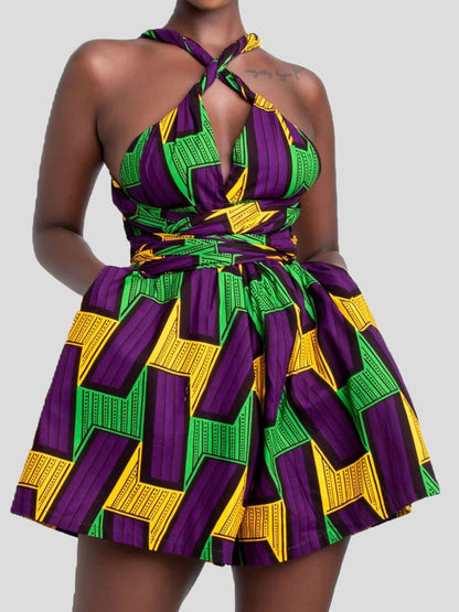 Women's Jumpsuits Printed DIY Multi-Worn Pocket Jumpsuit - LuckyFash™