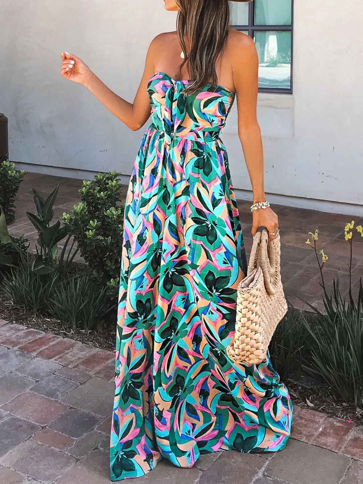 Women's Jumpsuits Printed High Waist Wide Leg Jumpsuit - LuckyFash™