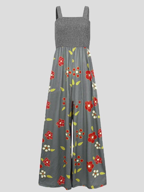 Women's Jumpsuits Printed Sleeveless Sling Casual Jumpsuit - LuckyFash™
