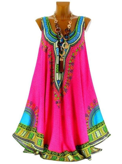 Women's Printed Ethnic Trend Dress - LuckyFash™