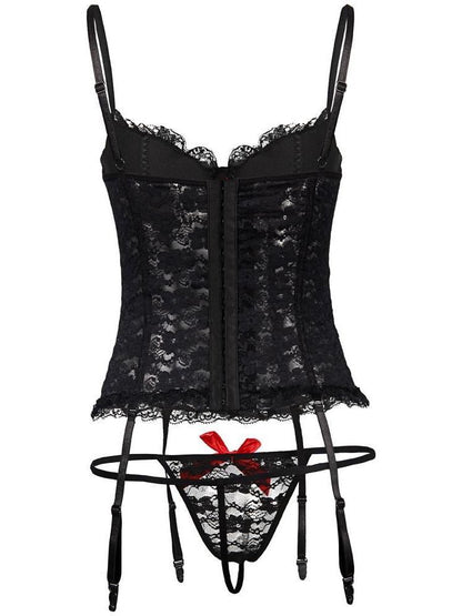 Lace Transparent Bowknot Lingerie - LuckyFash™