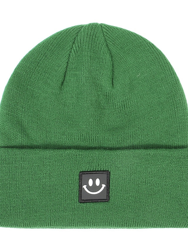 Women's Hat Beanie / Slouchy Light Pink Green Purple Outdoor Street Dailywear Knit Pure Color Comfort Warm Breathable - LuckyFash™