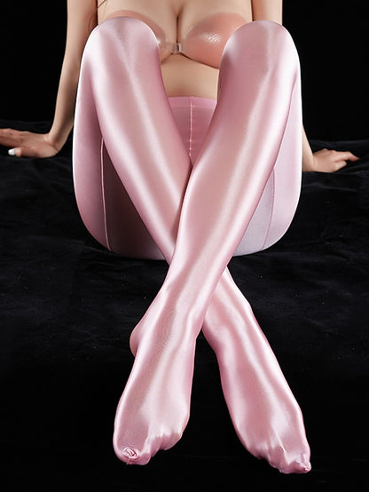 Stockings sexy oily silky skin-friendly foot crotch silky high elastic tight dance yoga pantyhose - LuckyFash™