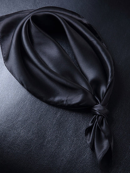 Women's Scarves Satin Scarves Kerchief Office Sports & Outdoor Daily Solid Colored Satin Simple Style 1 pcs - LuckyFash™
