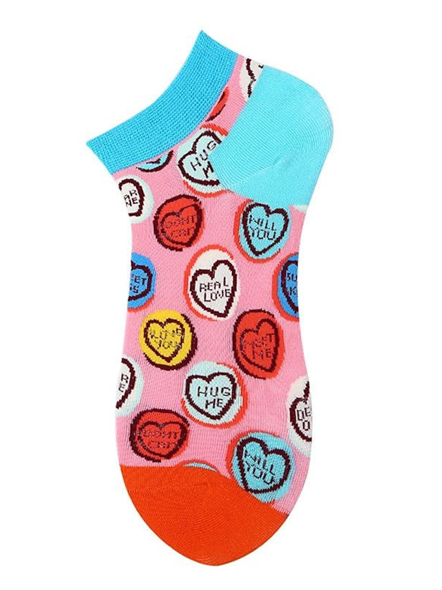 Women's Anckle Socks Low Cut Socks Office Work Daily Animal Dot Spandex Nylon Cotton Basic Casual Classic 1 Pair - LuckyFash™