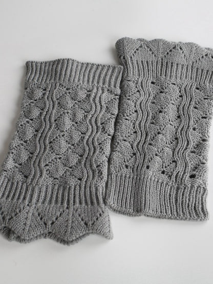 Leg Warmers Boot Cuffs Home Daily Solid Color Knit Casual Boho / Bohemian Warm 1 Pair for Women - LuckyFash™