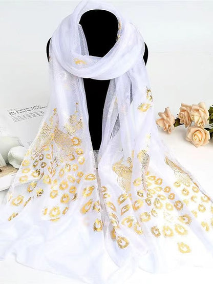 New Peacock Feather Shawls and Wraps for Party Dress Wedding Cape Bride Dress Shawl Women Wrap Shoulder Scarf - LuckyFash™