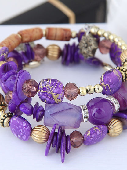 Women's Bracelets Textured Street Geometry Bracelets & Bangles - LuckyFash™