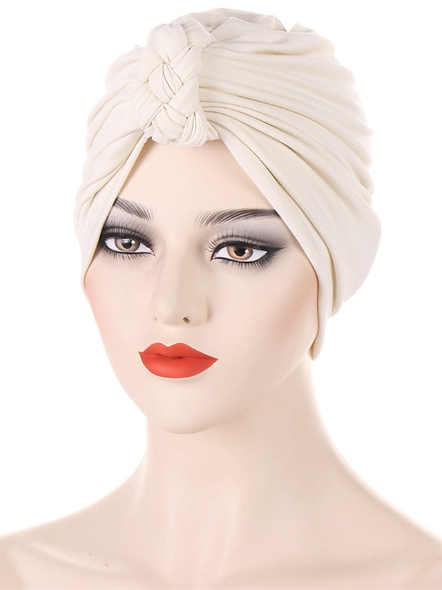 Vintage Inner Turban Hat Fashion Female Bandana Headband Women's Hair Cover Cap Ladies Head Wraps - LuckyFash™