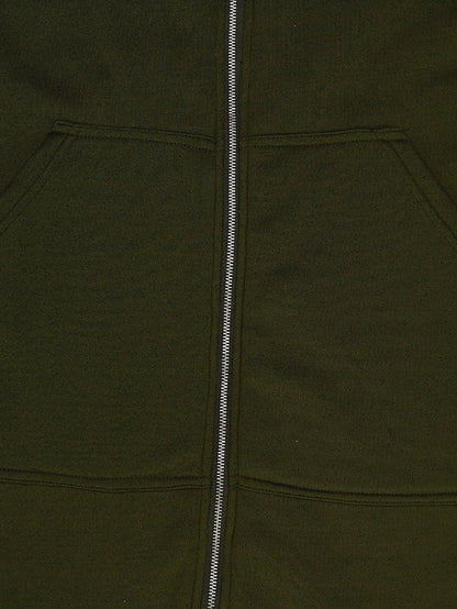 Fleece Jacket Streetwear Zip Up Front Pocket Black Blue Light Grey Solid Color Street Hoodie Long Sleeve for Women - LuckyFash™