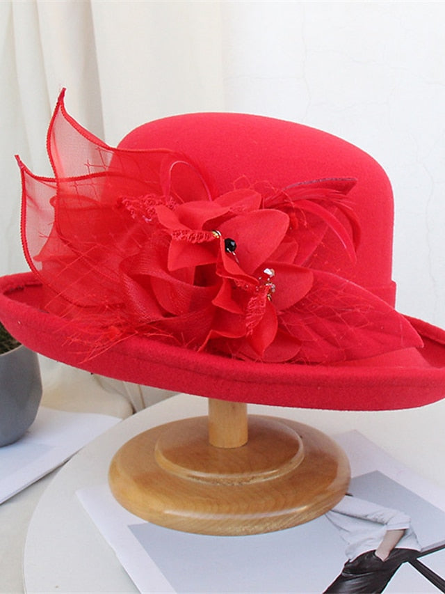 Women's Hat Bucket Hat Black Purple Yellow Party Outdoor Dailywear Floral Floral Portable Windproof Comfort - LuckyFash™