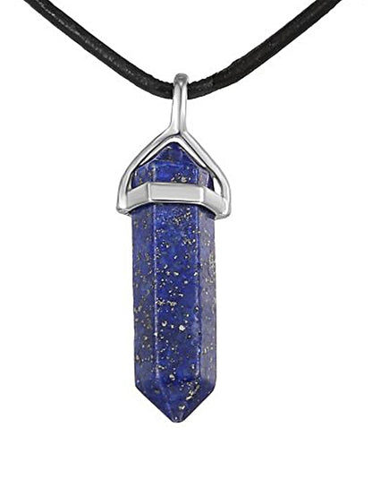 Pendant Necklace For Women's Turquoise Crystal Party Casual Daily Synthetic Gemstones Crystal Turquoise Black - LuckyFash™