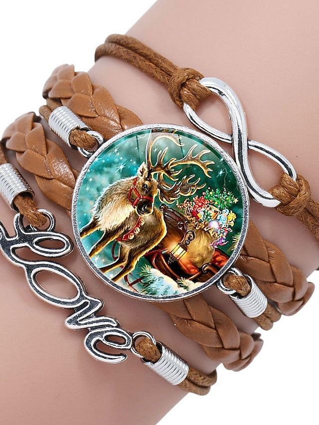 Women's Bracelets Casual Christmas Santa Claus Bracelets & Bangles - LuckyFash™