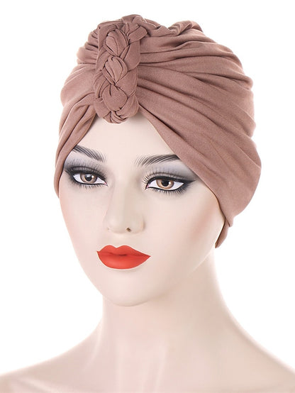 Vintage Inner Turban Hat Fashion Female Bandana Headband Women's Hair Cover Cap Ladies Head Wraps - LuckyFash™