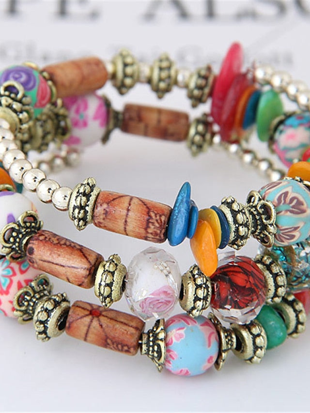 Women's Bracelets Ethnic Style Street Multicolor Bracelets & Bangles - LuckyFash™