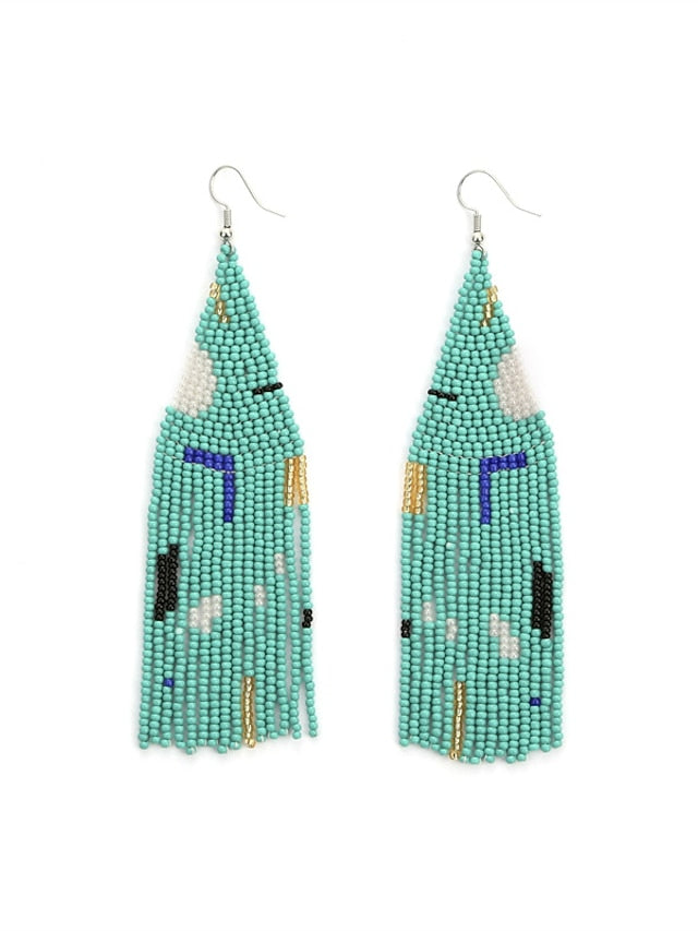 Women's Earrings Chic & Modern Street Color Block Earring - LuckyFash™