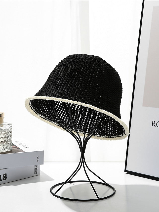 Women's Slouchy Beanie Hat Home Daily Holiday Stripes and Plaid Knit Cute Breathability 1 pcs - LuckyFash™