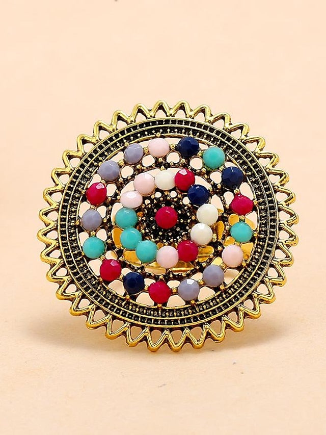 Ring Party Evening Holiday Alloy Beaded - LuckyFash™