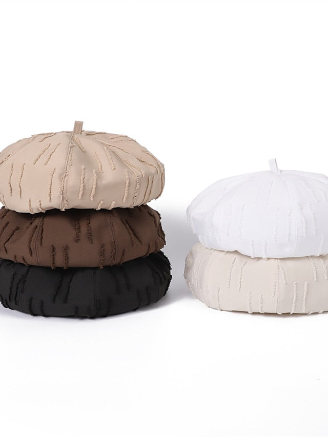 Fashion Black Beret Women Spring Summer Thin Breathable Painter Hat Trendy Artist Hat - LuckyFash™