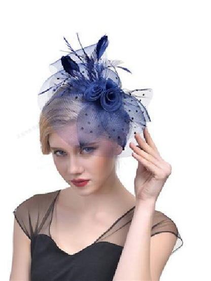 Women's Hair Clip Party Party Solid Color Headwear / Red / Blue / Fall / Winter / Spring - LuckyFash™