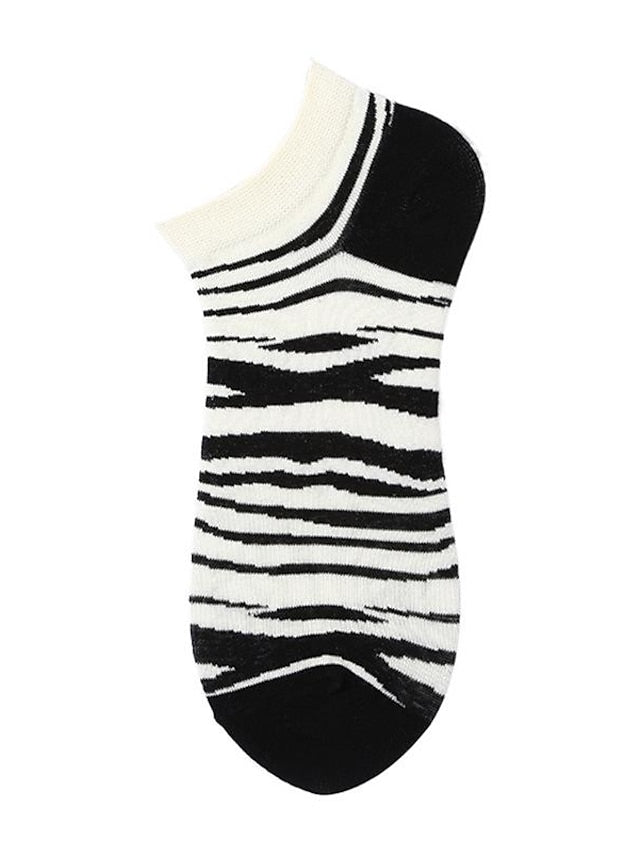 Women's Anckle Socks Low Cut Socks Outdoor Office Work Animal Patterned Spandex Nylon Cotton Basic Casual Classic 1 Pair - LuckyFash™