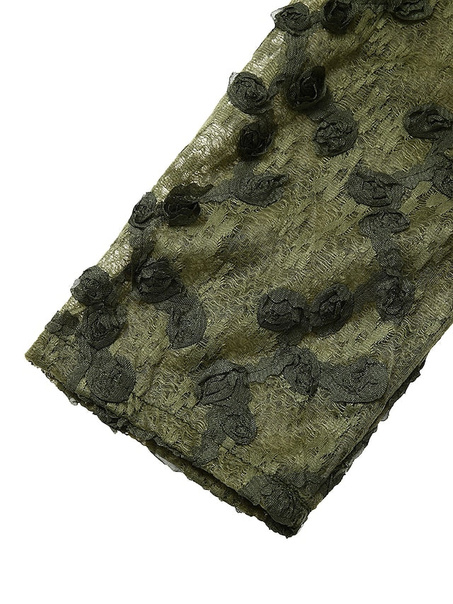 Womenâ€˜s Formal Party Dress Swing Dress A Line Dress Long Dress Maxi Dress Black Green Long Sleeve Pure Color Patchwork Winter Fall Spring V Neck Fashion Winter Dress Evening Party 2023 S M L XL 2XL - LuckyFash™