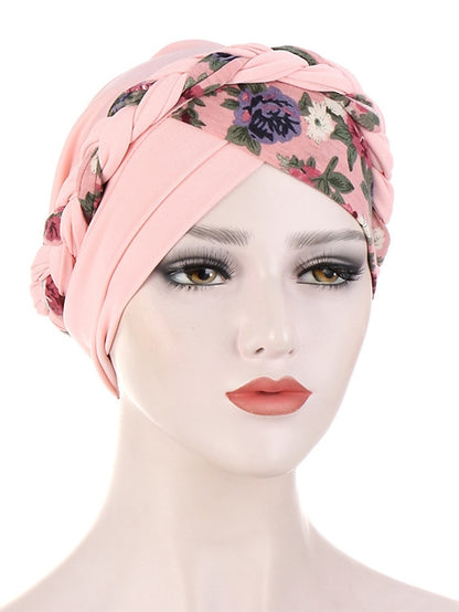 Cotton Print Muslim Turban Scarf For Women Islamic Inner Hijab Caps Arab Wrap Head Scarves Femme Musulman Turbante Mujer - LuckyFash™