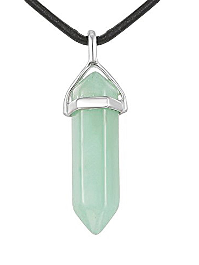 Pendant Necklace For Women's Turquoise Crystal Party Casual Daily Synthetic Gemstones Crystal Turquoise Black - LuckyFash™