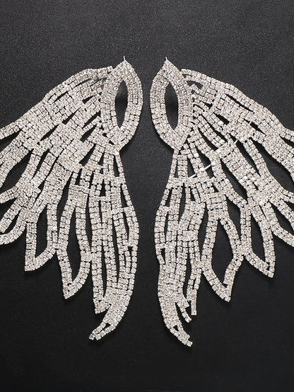 Women's Earrings Fancy Lucky Hope Imitation Diamond Earrings Jewelry Silver / Gold For Street Gift Prom - LuckyFash™