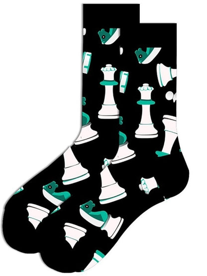 Unisex Crew Socks Work Daily Holiday Animal Patterned Dot Flower Polyester Cotton Simple Casual Lolita Casual Cute Casual / Daily 1 Pair - LuckyFash™