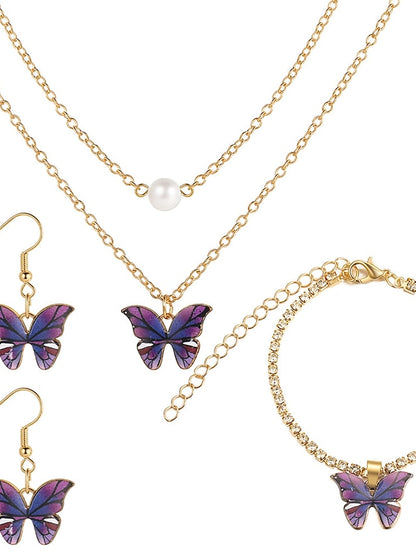 Women's necklace Fashion Outdoor Butterfly Jewelry Sets - LuckyFash™
