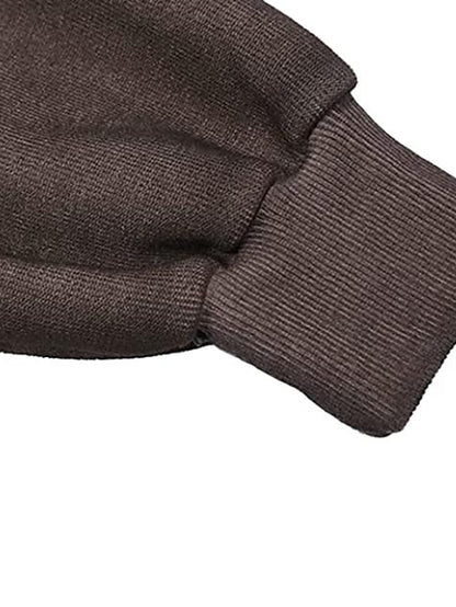 Hoodie Sweatshirt Zip Up Blue Light Brown Dark Gray Graphic Long Sleeve M L XL XXL XXXL for Women - LuckyFash™