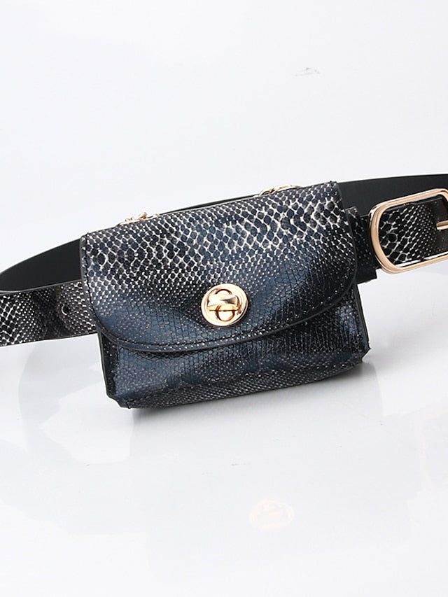 Women's Belt PU Black Light Brown Khaki Brown Beige Skinny Belt Outdoor Dailywear Daily Holiday Pure Color / Spring / Summer / Fall / Winter / Gold - LuckyFash™