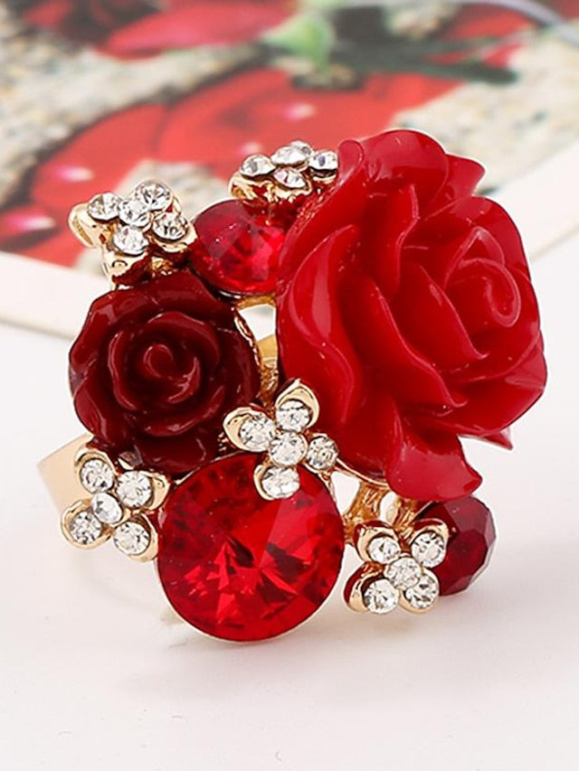 Ring Wedding Holiday Engagement Braided Floral - LuckyFash™