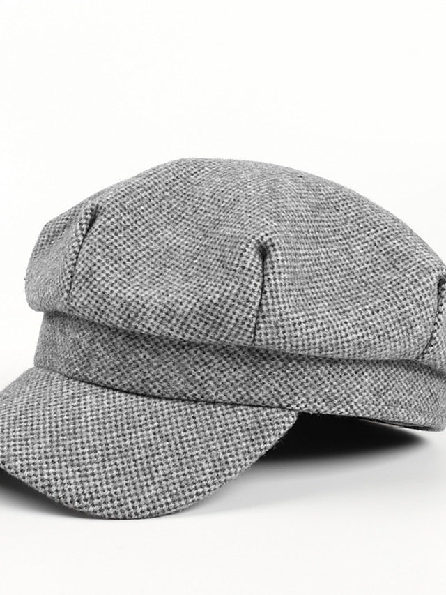 Women Men Newsboy Hat Cap Packable Newsboy Navy Hat Cap Classic Solid Beret Yacht Captain Sailor Fishermen's Hat Cap - LuckyFash™