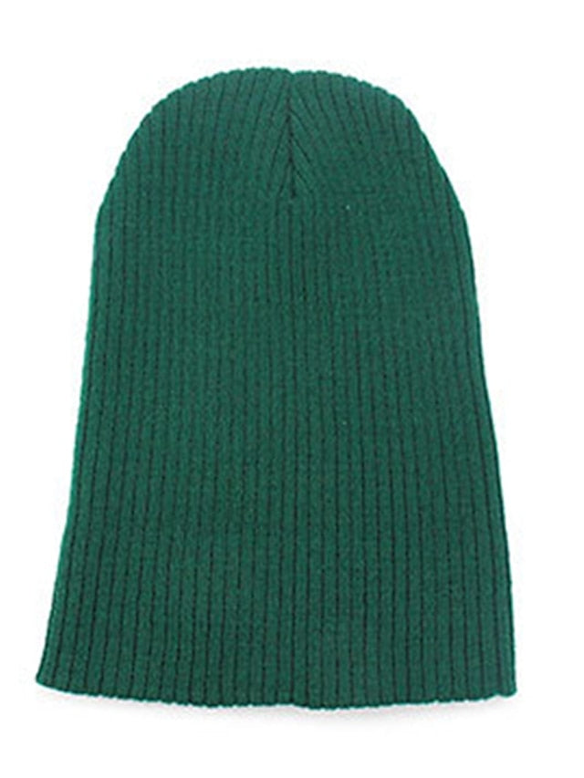 Women's Hat Beanie / Slouchy Winter Hats Green Black Blue Outdoor Street Dailywear Knit Letter Windproof Comfort Warm - LuckyFash™
